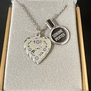 Genuine Pewter necklace